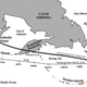 The planned and actual routes of KAL 007 before it was shot down by Soviet fighters. (NASA)